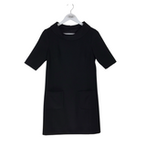TRINA TURK SHORT SLEEVE DESIGNER DRESS BLACK 4