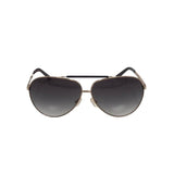 AQUASWISS W/CASE PILOT SUNGLASSES/READERS GOLDTONE