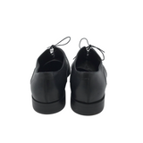 SALVATORE FERRAGAMO WINGTIP LACE UP MEN SHOE BLACK 8.5D