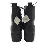 COLE HAAN RET$225 LACE UP WATEREPROOF BOOTS BLACK 8B