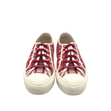 DIOR OBLIQUE WALK-N-DIOR SNEAKERS LUXE SHOES RED 36.5