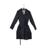 BURBERRY TRENCH LONG SLEEVE LUXE COAT BLACK 12