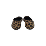 TORY BURCH RET$225 LEATHER BALLET FLAT SHOES BLACK TAN 9.5