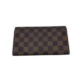 LOUIS VUITTON 2002 DAMIER EBENE SARAH LUXE WALLET BROWN