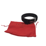 CARMINA RET$170 BELT SUEDE MEN ACCESSORIES BLACK 42