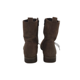 LACE UP BOOTIES BOOTS BROWN 10