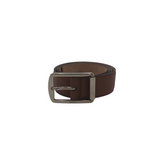 GUCCI LEATHER RETANGULAR LUXE MEN BELT BROWN 105