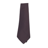RET$310 100% SILK NECKTIE MEN TIE ORANGE BLUE OS