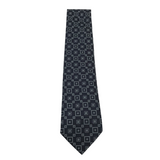 RET$310 100% SILK NECKTIE MEN TIE NAVY BLUE OS