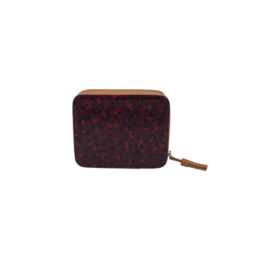 TORY BURCH JEWELRY CASE WOMEN'S ACCESSORIES MAROON PURPLE