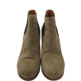 KORK-EASE HEELED SUEDE BOOTIE BOOTS BROWN 7M