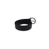 FERRAGAMO RET$550 LEATHER LUXE MEN BELT BLACK 46
