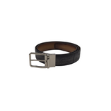 BERLUTI RET$780 LEATHER BELT LUXE MEN BELT BLACK 38