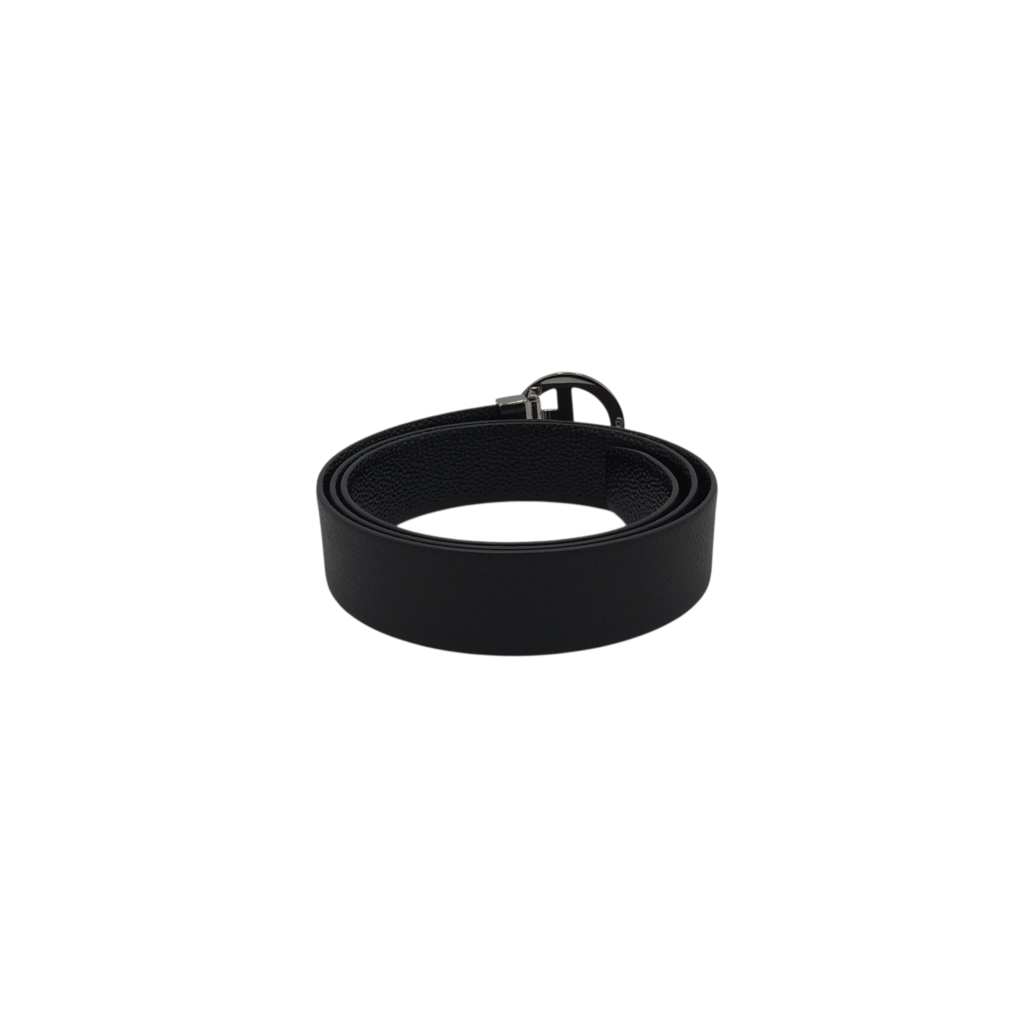 GIORGIO ARMANI RET$475 LEATHER LUXE BELT BLACK 40