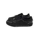 PHILIPP PLEIN STUDS SNEAKER MEN SHOE BLACK 43