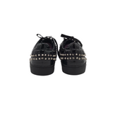 PHILIPP PLEIN STUDS SNEAKER MEN SHOE BLACK 43