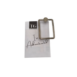 HERMES "OSCAR" BUCKLE (ONLY) LUXE MEN BELT SILVER