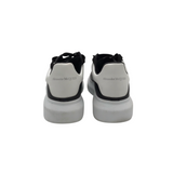 ALEXANDER McQUEEN OVERSIZE EMBOSSED LOGO SNEAKERS LUXE SHOES BLACK 40.5