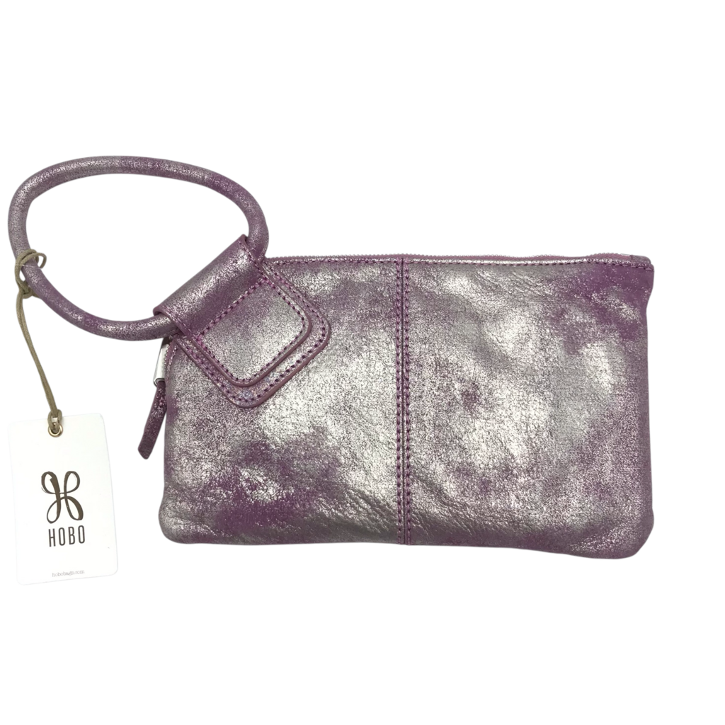 HOBO NWT$148 WRISTLET HANDBAG VIOLET METALLIC