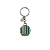KATE SPADE SUITCASE KEY CHAIN WOMEN'S ACCESSORIES GREEN WHITE