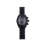 INVICTA STAINLESS QUARTZ WATCH PURPLE GRAY
