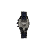 INVICTA STAINLESS QUARTZ WATCH PURPLE GRAY