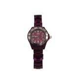 INVICTA PRO DIVER WATCH MAROON SILVER