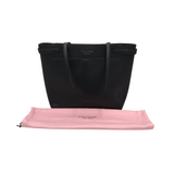 KATE SPADE TOTE SAFFIANO LEATHER HANDBAG BLACK