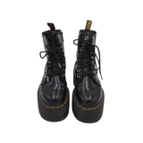 DR MARTENS RET$149 LACE UP PLATFORM BOOTS BLACK 6