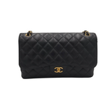 CHANEL TIMELESS CLASSIC FLAP LUXE HANDBAG BLACK