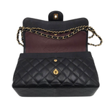 CHANEL TIMELESS CLASSIC FLAP LUXE HANDBAG BLACK