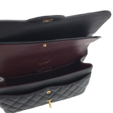 CHANEL TIMELESS CLASSIC FLAP LUXE HANDBAG BLACK
