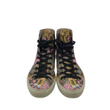 GUCCI GG SURPREME "BENGAL TIGER" HIGH TOP SNEAKERS LUXE SHOES BEIGE 39