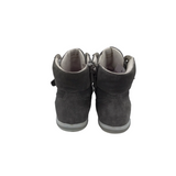 PRADA SUEDE HIGH-TOP SNEAKERS LUXE SHOES GREY 38.5
