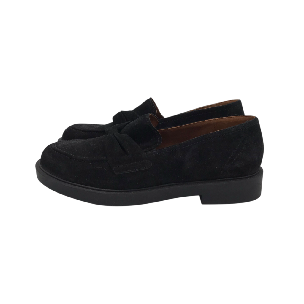 PAUL GREEN RET$420 SUEDE LOAFER MEN SHOE BLACK 8