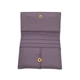 TORY BURCH LOGO BIFOLD MINI WALLET PURPLE