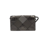 COACH FOLDOVER CROSSBODY HANDBAG SILVER