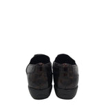 CROC EMBOSSED LOAFER SHOES BROWN 10