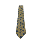 FENDI SILK TIE MEN TIE GOLD