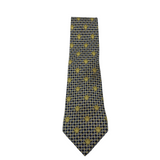 VERSACE 100% SILK MEN TIE BLACK/GOLD