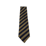BURBERRY SILK STRIPES MEN TIE GOLD/NAVY