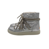 RET$440 SNOWBOOTS DESIGNER BOOTS SILVER 7B