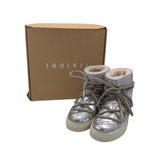 INUIKII RET$440 SNOWBOOTS DESIGNER BOOTS SILVER 7B