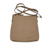 COACH PEBBLE LEATHER CROSSBODY HANDBAG TAN