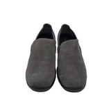 ROS HOMMERSON RET$136 SUEDE SLIP-ON SHOES GRAY 11.5W