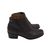 ARIAT LEATHER ANKLE SHOES BROWN 7.5B