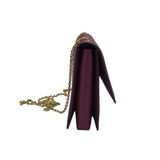 SALVATORE FERRAGAMO RET$895 LEATHER BOW LUXE HANDBAG MAROON