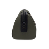 COACH RET$450 SMALL SNAKESKIN DETAIL HANDBAG OLIVE CREAM