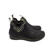 RAIN ANKLE BOOTS BROWN TEAL 8