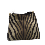 COACH RET$222 ANIMAL PRINT SHOULDER HANDBAG TAN BROWN